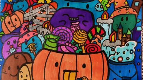 蚂蚁吃瓜绘画教程,跟随绘画教程，轻松绘制趣味昆虫插画